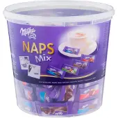 Milka Naps Mix Assortiment Mini-chocoladereep 207 Stuks à 4,6 g