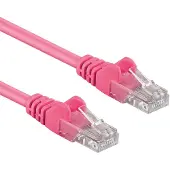 ACT IB2415 U/UTP CAT6A Patchkabel Snagless Roze - 15 meter