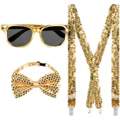 Boland Party accessoireset goud | glimmer (goud)