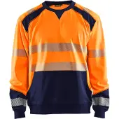 Blakläder Sweatshirt High-Vis 35412528 | High-Vis Oranje/Marineblauw | Maat 4XL - 7330509621080