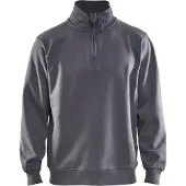 Blakläder 3365-1048 Sweatshirt Jersey 1/2 rits Grijs maat XL heren