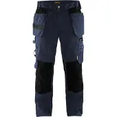 Blakläder Werkbroek met spijkerzakken 1555-1860 - Donker marineblauw/Zwart - C46