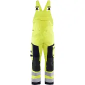 Blakläder 2608-1514 Multinorm bretelbroek High Vis Geel/Marineblauw maat C52 heren