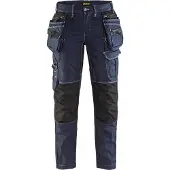 Blakläder Dames werkbroek X1900 Stretch 79901141 | Marineblauw/Zwart | Maat 32 - 7330509522349