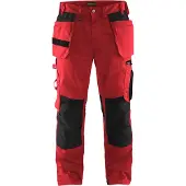 Blakläder Werkbroek met spijkerzakken 15551860 | Rood/Zwart | Maat C52 - 7330509589656