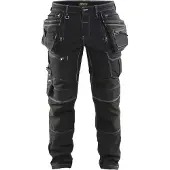 Blakläder Werkbroek Denim Stretch X1900 19901141 | Zwart | Maat C60 - 7330509532201