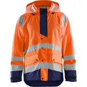 Blakläder 4327-2005 Regenjas High Vis LEVEL 3 High Vis Oranje/Marineblauw maat 4XL heren