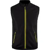 Blakläder 3850-2516 Softshell bodywarmer Zwart/High Vis Geel maat XXL heren