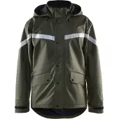 Blakläder Regenjas LEVEL 2 43052003 | Army Groen | Maat M - 7330509569023