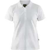 Blakläder Dames poloshirt piqué 33901050 | Wit | Maat L - 7330509500309