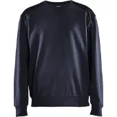 Blakläder Sweatshirt bicolour 35801158 | Donker marineblauw/Zwart | Maat L - 7330509810309