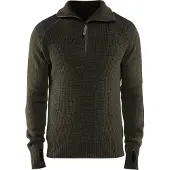 Blakläder 4630-1071 Wollen sweater Groen/Donkergrijs maat XL heren