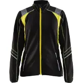 Blakläder 4973-1010 Dames Microfleecevest Zwart/High Vis Geel maat XXXL dames