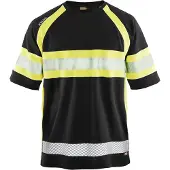 Blakläder 3337-1051 UV-T-shirt High Vis Zwart/High Vis Geel maat XS heren