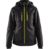 Blakläder 4972-1977 Dames lichtgewicht winterjas Zwart/High Vis Geel maat S dames
