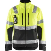 Blakläder 4900-2517 Softshell jack High Vis High Vis Geel/Zwart maat XL heren