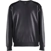 Blakläder Sweatshirt bicolour 35801158 | Medium Grijs/Zwart | Maat 4XL - 7330509810453