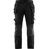 Blakläder Werkbroek met 4-weg stretch 15221645 | Zwart/Donkergrijs | Maat 46 - 7330509724453