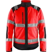Blakläder 4888-2524 Winddicht Fleecejack High Vis High Vis Rood/Zwart maat XL heren