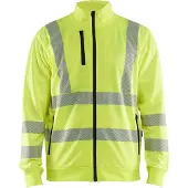 Blakläder High-Vis Sweatshirt met rits 35632538 | High-Vis Geel | Maat XL - 7330509832219