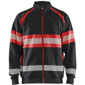 Blakläder High-Vis sweater 35511158 | Zwart/High-Vis Rood | Maat L - 7330509838846