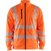 Blakläder High-Vis Sweatshirt met rits 35632538 | High-Vis Oranje | Maat L - 7330509832264