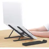 Peachy Opvouwbare Laptopstandaard verstelbaar in 7 standen Laptophouder - Zwart