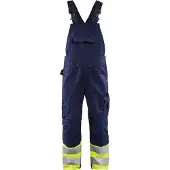 Blakläder High-Vis bretelbroek 26621800 | Marine/High-Vis Geel | Maat 48 - 7330509727256