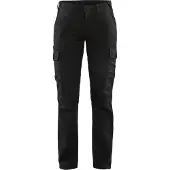 Blakläder Dames industrie werkbroek stretch 7144-1832 - Zwart - C50