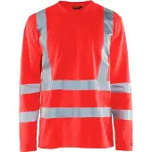 Blakläder UV-T-Shirt High-Vis lange mouw UPF 40+ UV 33811070 | High-Vis Rood | Maat M - 7330509811283