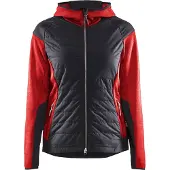 Blakläder 5931-2117 Dames hybride jack Rood/Zwart maat XS dames