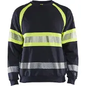 Blakläder Multinorm Sweatshirt 34591762 | Marine/High-Vis Geel | Maat 3XL - 7330509725986