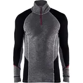 Blakläder Onderhemd Zip-neck Merino Xwarm | Maat: L