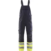 Blakläder 2888-1512 Bretelbroek Multinorm Inherent Klasse 1 Marine/High Vis Geel maat D100 heren