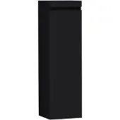 Brauer Joy Halfhoge Kast 120x35x35 - Mat Zwart - Linksdraaiend - Badkamermeubels - Kolom- En Zijkasten - Halfhoge Kasten - 8720359308047