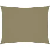 vidaXL Zonnescherm rechthoekig 2x3,5 m oxford stof beige