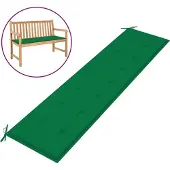vidaXL Tuinbankkussen 200x50x3 cm oxford stof groen