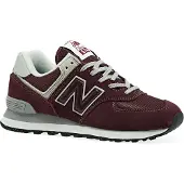 New Balance Sneakers laag '574' poederroze / robijnrood / wit