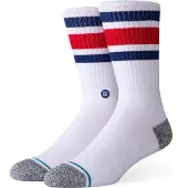 Stance Sokken 'Boyd' donkerblauw / grijs gemêleerd / zwart / wit