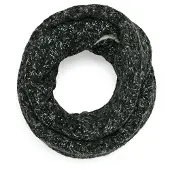 Superdry Tweed Colsjaal met Kabelpatroon Zwart Grootte: 1SIZE