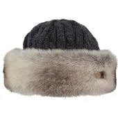 Barts Cable Knit Faux Fur Muts by