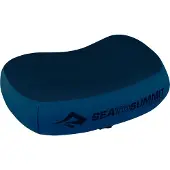 Sea to Summit Aeros Premium Opblaasbaar Reis Kussen, Groot (16.5 x 11), Donkerblauw - Ideaal voor Comfort tijdens Reizen