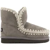 Mou Dames Laarzen Eskimo 18 Glitter Logo - Taupe - Maat 40