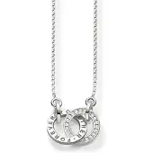 Thomas Sabo Halsketting, Together Forever Ketting, (925 zilver, 40 - 45 cm)