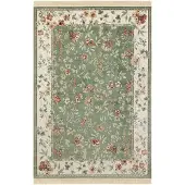 Nouristan Vloerkleed Oriental Flowers - Groen 95 x 140 cm