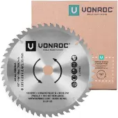 Vonroc Cirkelzaagblad – 185x20mm – 48 tanden – Geschikt voor hout – Universeel