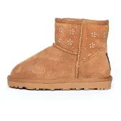 Gooce Snowboots 'Floria' bruin / kastanjebruin