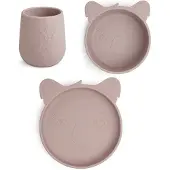 Nuuroo Judi Koala Servies set 3st, Houtrose