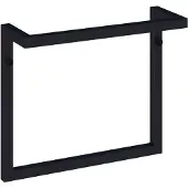 Brauer Handdoekbeugel model B 35cm mat zwart