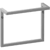 Brauer Handdoekbeugel model B 35cm RVS geborsteld
